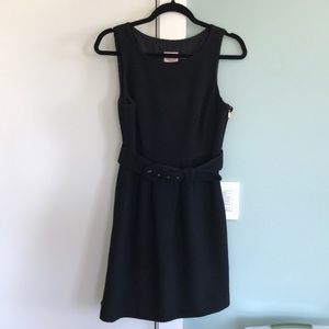 Juicy Couture Black wool sheath dress with belt
